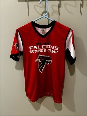 Atlanta Falcons Summer Camp Red Short Sleeve Kids Tee